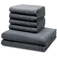 Ross Sensual Skin Handtuch-Set (6-teilig) Handtücher 6 ct Schwarz