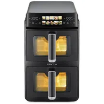 Prixton Heißluftfritteuse Prixton Cook Organics Vertical 10L schwarz