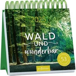 ARSEDITION 13290 Postkartenkalender Wald und wunderbar 2025