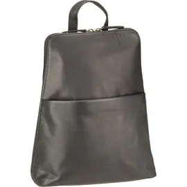 GREENBURRY Fiorentina City Rucksack Leder 31 cm Schwarz