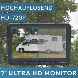 VSG Funk-Rückfahrsystem 7 Zoll Premium PRO HD