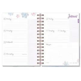 häfft® verlag Häfft-Timer Fancy 26/27 Bleu & Rosé