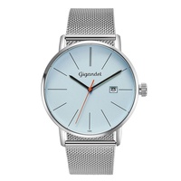 Gigandet Herren Analog Japanisches Quarzwerk Uhr mit Edelstahl Armband 2VNAG42/013