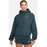 Nike Damen Jacke W NK DF JKT SSNL NVTY, DEEP JUNGLE/REFLECTIVE SILV, L