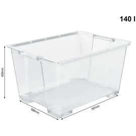 Rotho Evo Easy Aufbewahrungsbox 78,7 x 58,6 x 43,8 cm 1-tlg. transparent