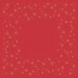 Duni Dunicel® Servietten, Dug Stikdug Dunicel 84x84 cm Star Shine red 84 x 84 20 Stück