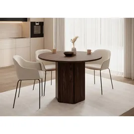 Selsey Hexa Ø 110 cm Nussbaum