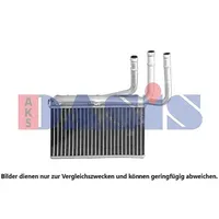 AKS DASIS Wärmetauscher, Innenraumheizung 059016N