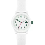 Lacoste Analog Quarzuhr für Kinder mit Weisses Silikonarmband - 2030039