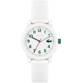 Lacoste Analog Quarzuhr für Kinder mit Weisses Silikonarmband - 2030039