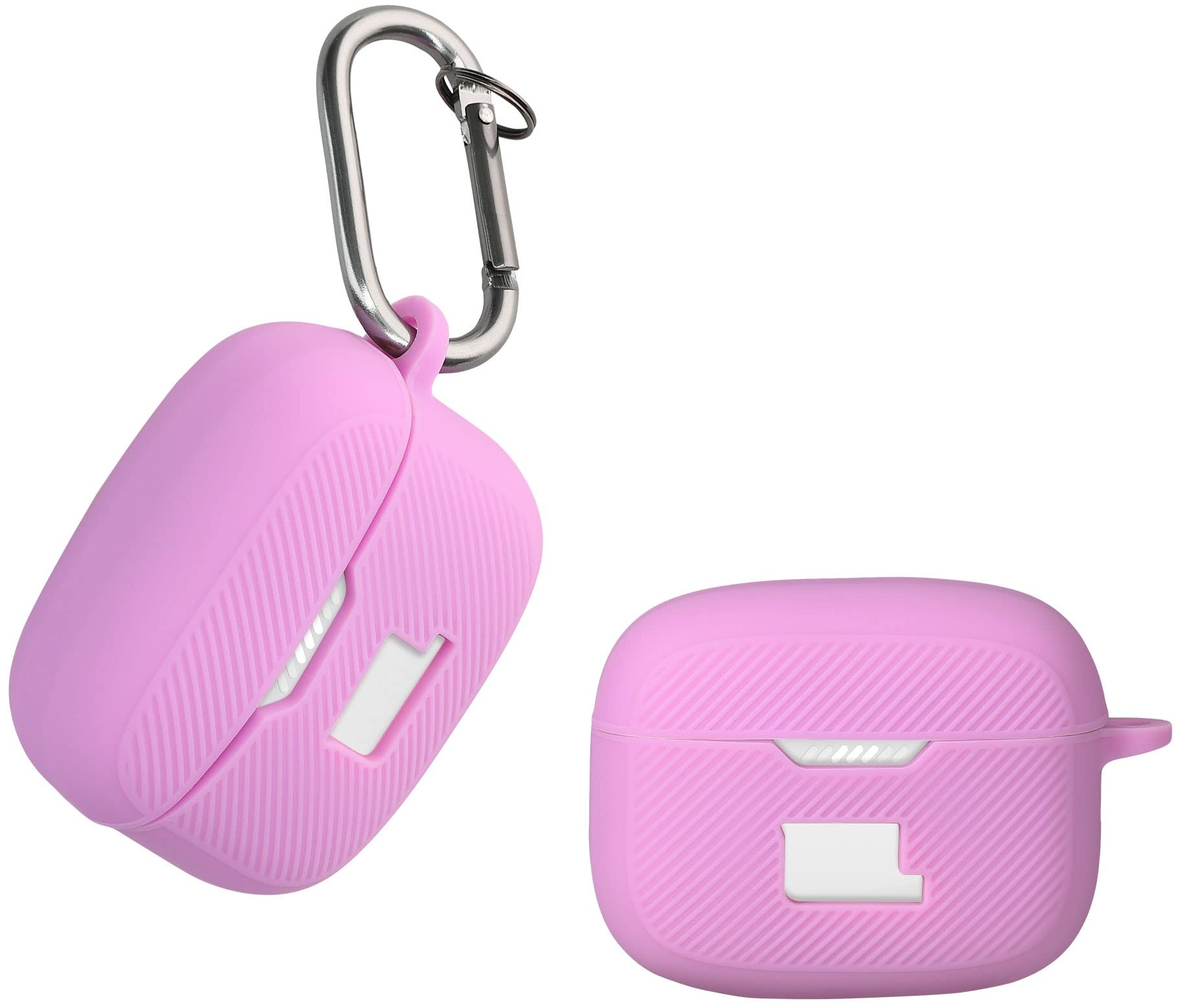 kwmobile Hülle kompatibel mit JBL Tune 230 NC TWS / T230NC Hülle - Kopfhörer Case - TPU Silikon Cover - Schutzhülle in Pink