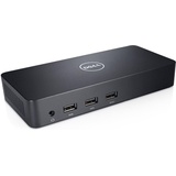 Dell D3100 (USB B), Dockingstation + USB Hub, Schwarz