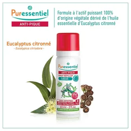 Puressentiel Anti-Stich Abwehrspray Mückenschutzmittel 60 ml