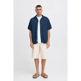 !Solid Kurzarmhemd Blau XXL
