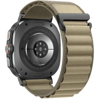 Trail Alpine Loop Armbänder für Samsung Galaxy Watch Ultra Armband Herren Damen,Robust Atmungsaktiv Nylon Strap Verstellbare Uhrenarmband Sport Ersatza Band für Galaxy Watch 8/7 Ultra Armband 47mm