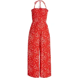 Roxy Jumpsuit "Palm Groves", Damen, Gr. XXL, US-Größen, rot (poppy rot dancing ditsy), 100% Viskose, Overalls Jumpsuit