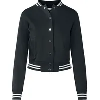 URBAN CLASSICS College Sweatshirt Jacke Black L