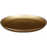 Mica decorations Mica Kerzenplateau Coast Gold Eisen Ø 11 Cm Dekorative Platte