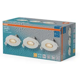 Osram Spot Set 3er Pack DIM IP65 4,9W Weiß