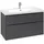 Villeroy & Boch Waschbeckenunterschrank Subway 3.0 2 Auszüge 97,3 x 57,9 x 47,8 cm Graphite/Volcano Black