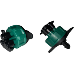 Einstellbarer Tropfer - Bis 14 l/h - 3 in 1 Tropfer - Grün