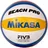 Mikasa Beach Pro DVV1, BV550C, Größe 5, weiß/blau/gelb, 280 Gramm, Spielball