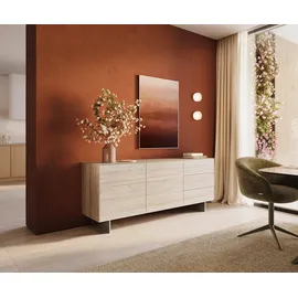 DeLife Cuor 180 x 75 x 45 cm Creme-Weiß
