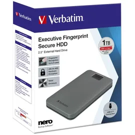 Verbatim Executive Fingerprint Secure HDD 1 TB USB 3.2