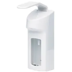 ECOLAB Dermados F Wandspender, manuell, für 400 ml - Spenderflaschen, Material: Kunststoff, Material: Kunststoff