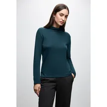 STREET ONE Rollkragenshirt blau 34