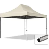 TOOLPORT Faltpavillon 3 x 4,5 m creme