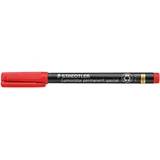 Staedtler Lumocolor special F-Spitze, circa 0.6 mm, permanent, rot, 10 Stück im Kartonetui, 319 F-2