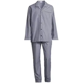 Seidensticker Pyjama Web Blau 58