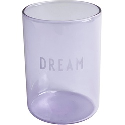 Design Letters - AJ Favourite Trinkglas, Dream / lila