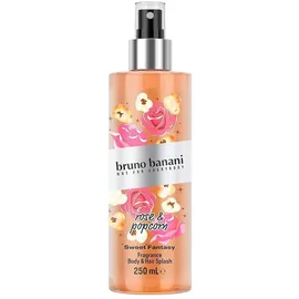 Bruno Banani Sweet Fantasy Rose & Popcorn Body & Hair Splash 250 ml
