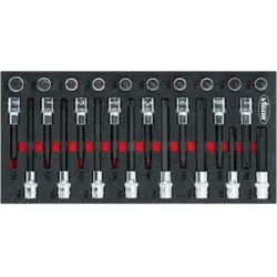 VIGOR Torx-Schraubendreher-Einsatz-Sortiment V5095 Anzahl Werkzeuge: 26