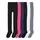 TupTam Strumpfhose Mädchen Bunt Gemustert 6er Pack – Warme Strickstrumpfhosen für Herbst und Winter, Farbe: Schwarz 2x Dunkelblau Weiß Grau Pink, Größe: 104-110 - 104-110
