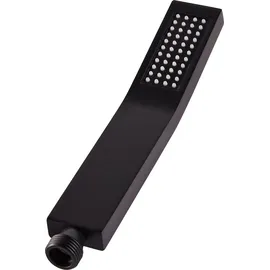 Beliani Handbrause Schwarz Metall Rechteckig Stab 1 Strahlart Modern Klassisch Duschkopf Badezimmer Stabhandbrause Stabbrause