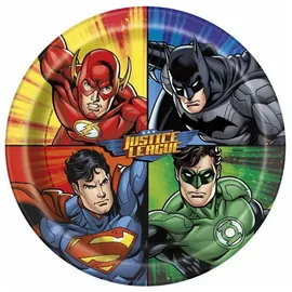 OEM Justice League-teller, 23 cm 8 Stück.