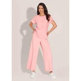 Madeleine Shirtbluse mit Glanz-Akzent Rosa 38