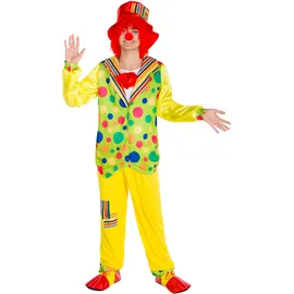 Tectake tectake® Herrenkostüm Clown Pipetto