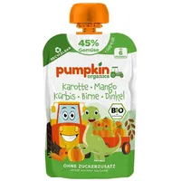 pumpkin organics Quetschie Karotte, Mango, Kürbis, Birne, Dinkel 100 g