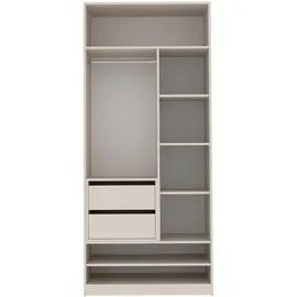 marmex möbel TRES 13C Garderobenschrank 90x51x206cm beige