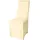 Beautissu Stuhlhusse Leona Creme 95 x 45 cm