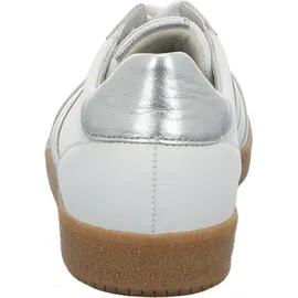 Gabor Sneaker Low Weiß/Silber Damen 40