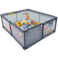 Relaxdays Laufstall Baby 180 cm, 200 cm)