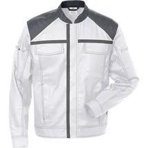 Fristads Jacke 4555 STFP - weiß/grau / 2XL