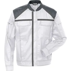 Fristads Jacke 4555 STFP - weiß/grau / 2XL