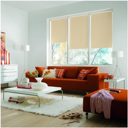 Büscher Sunlines Seitenzug-Rollo mit Energiespareffekt 162 x 180 cm gelb, 162x180 cm
