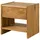 Massivmoebel24 Nachtschrank TomMe 40 x 33 x 40 cm Beige